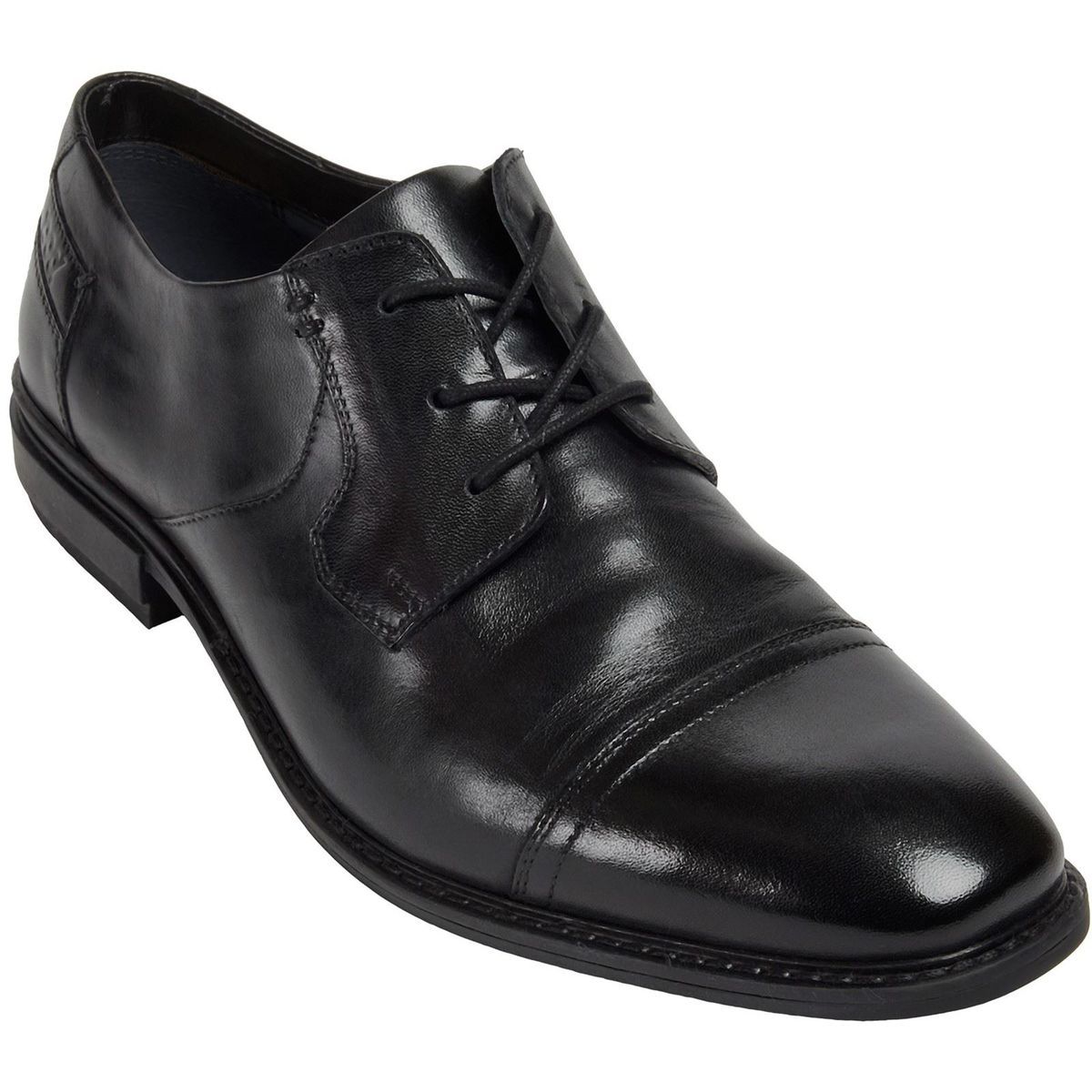 Pod Savage Leder/Textil Männer Schwarz Schnürschuhe