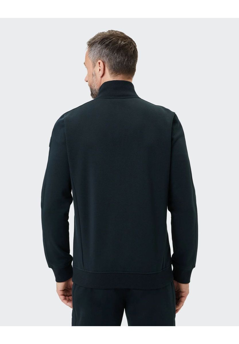 Herren Sweatshirt mit Reißverschluss und Stehkragen