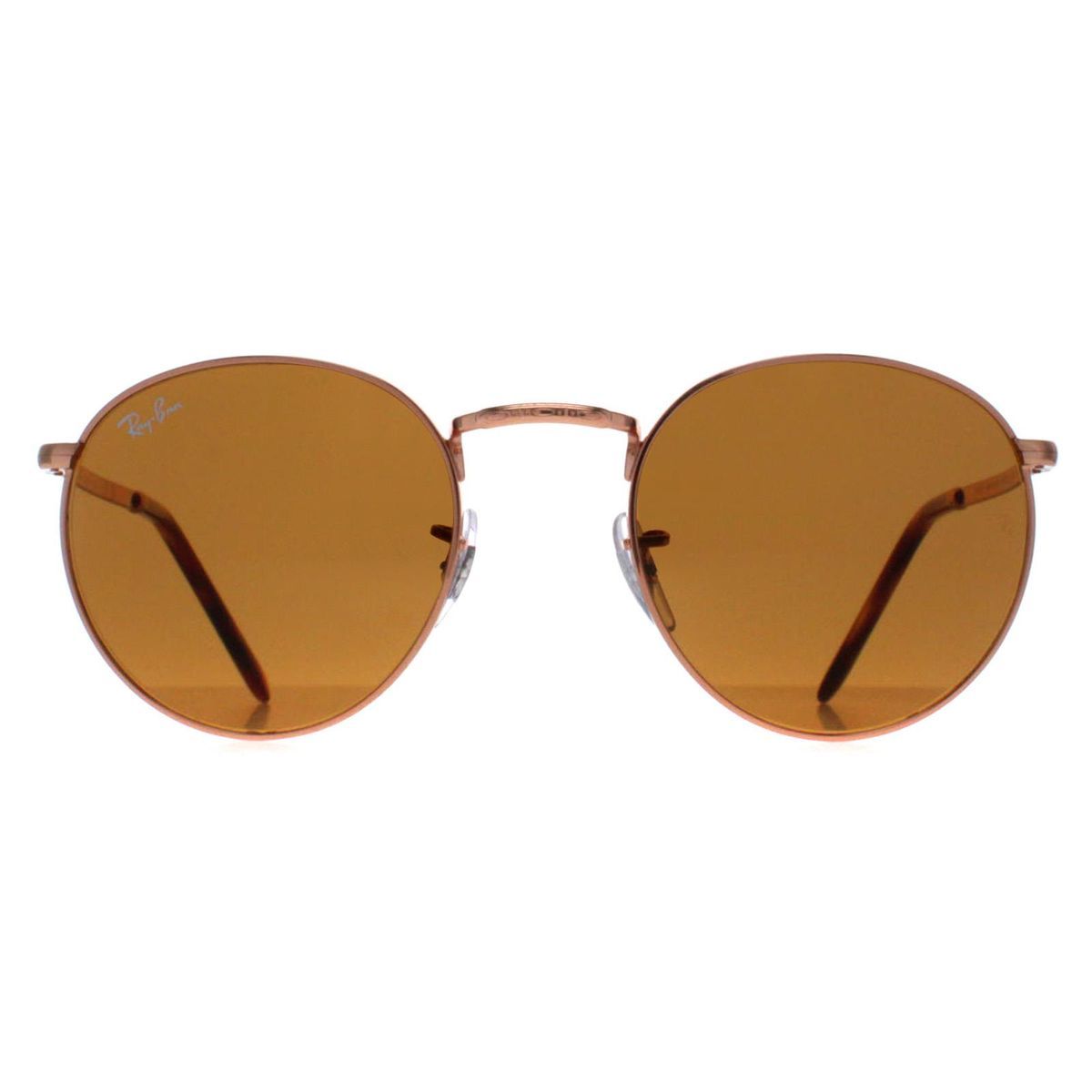 Runde Roségold Sonnenbrille