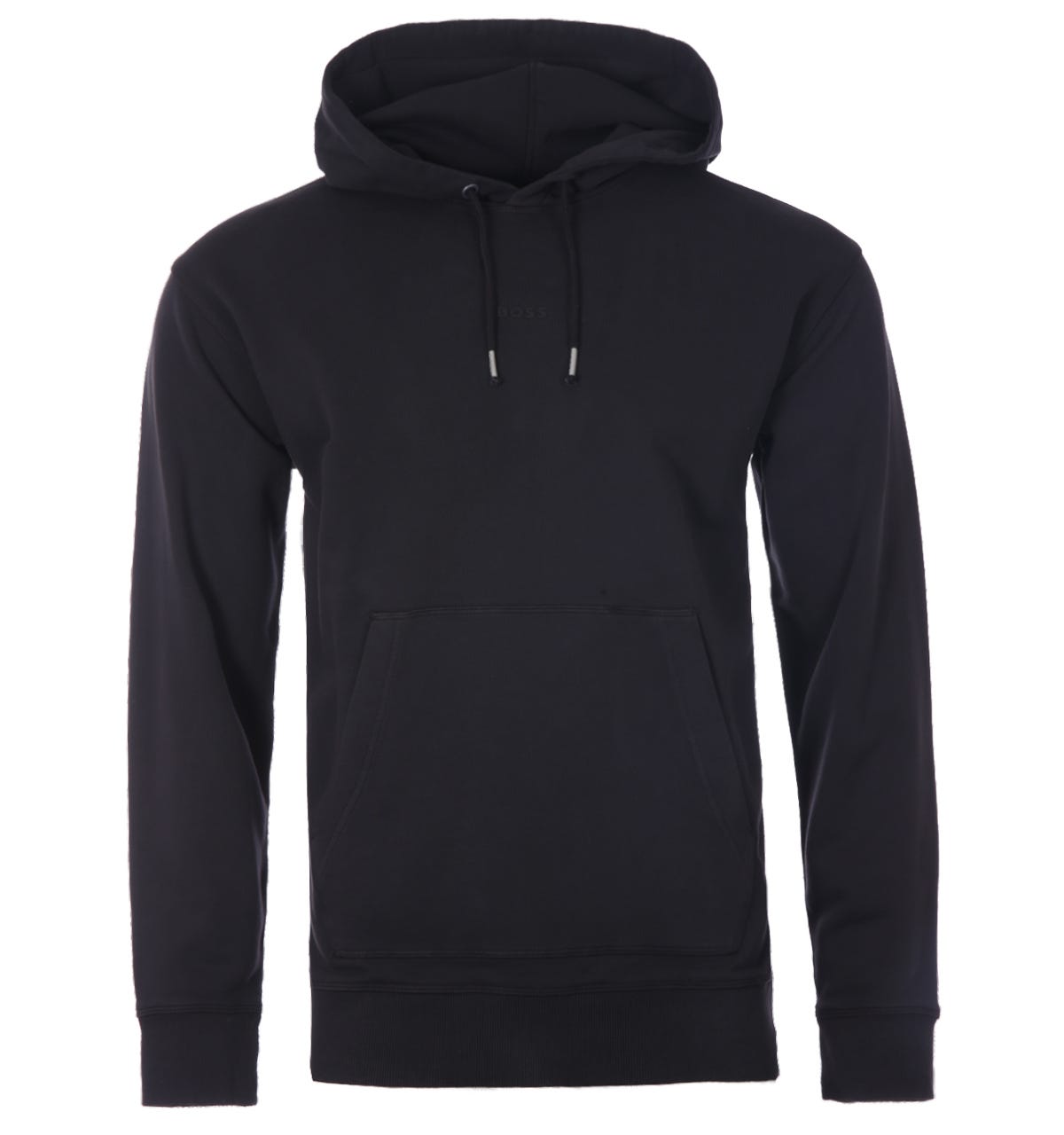 Klassischer einfarbiger French-Terry-Hoodie