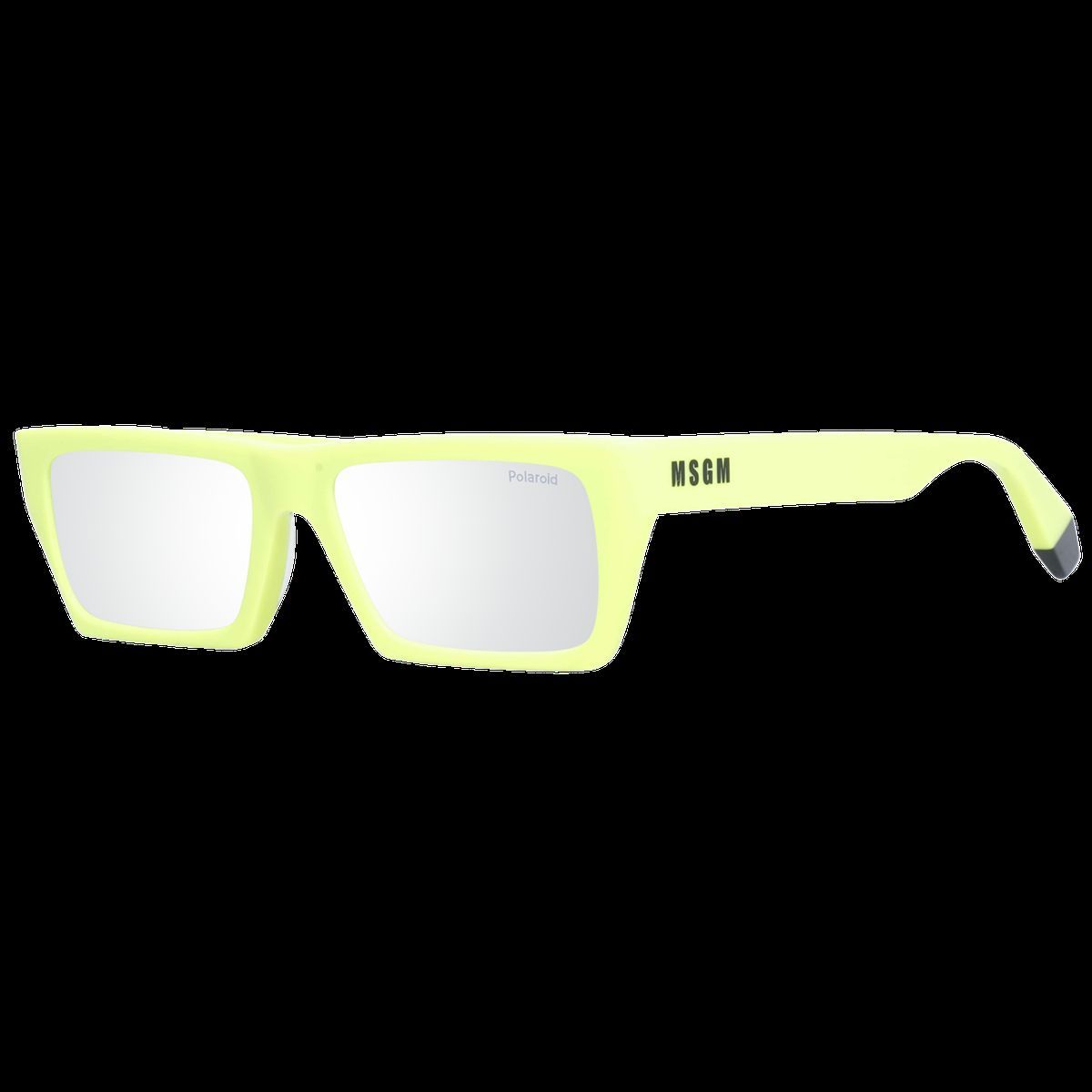 Eckige Sonnenbrille mit verspiegelten Gläsern