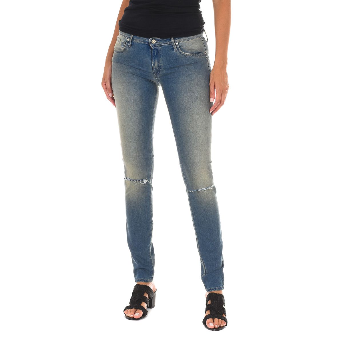 Skinny Jeans mit Rissen
