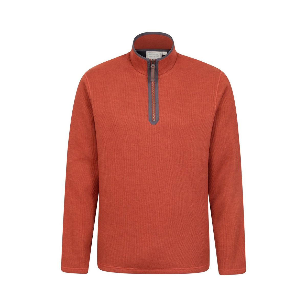 Herren Fleece-Pullover mit halbem Reißverschluss