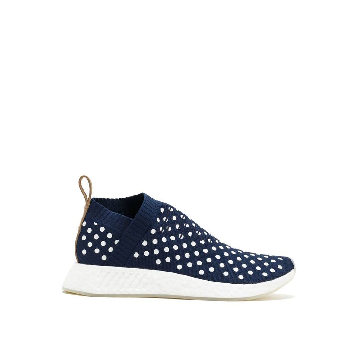 Gepunkteter Strick-Slipper-Sneaker