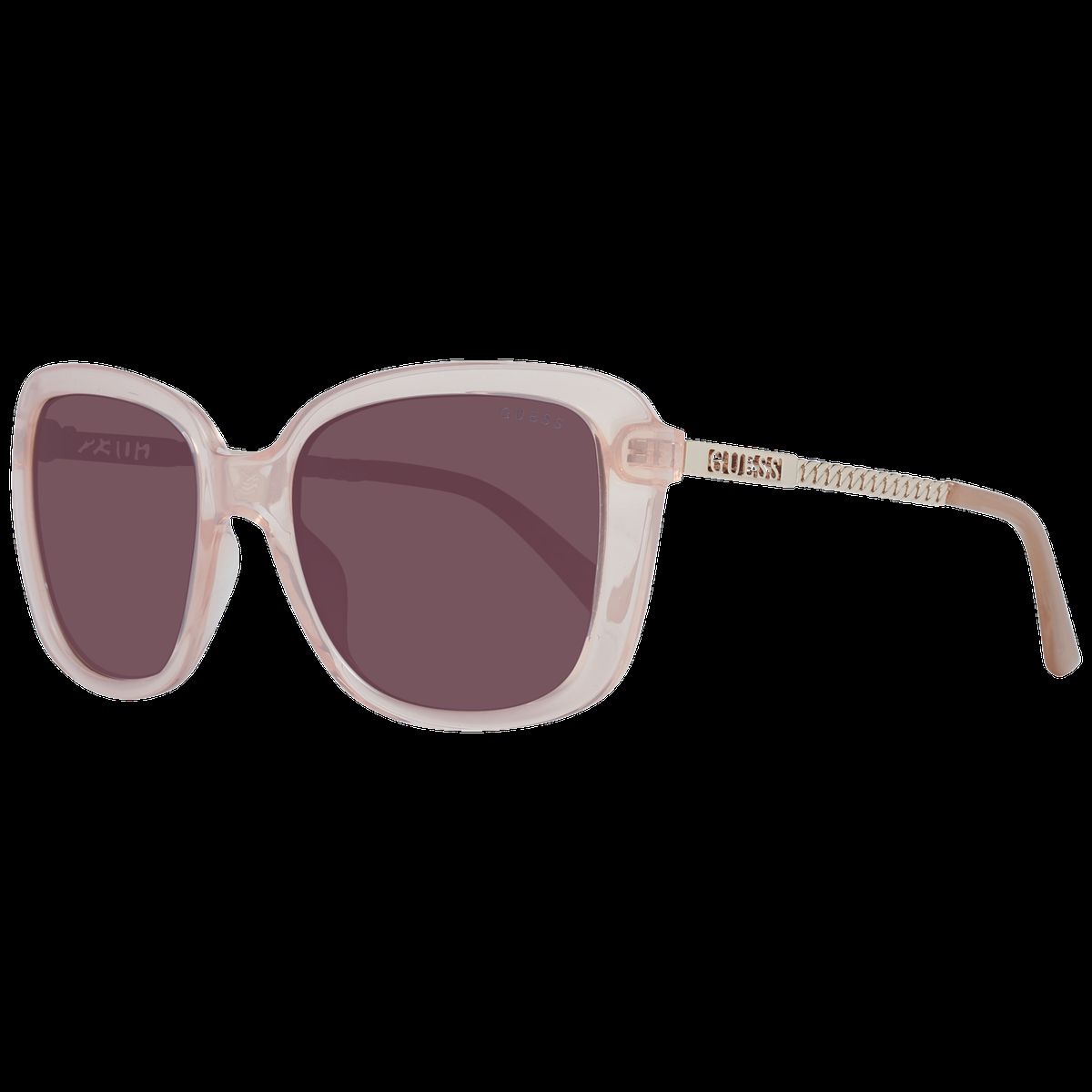 Sonnenbrille mit quadratischem Rahmen und Kettendetail