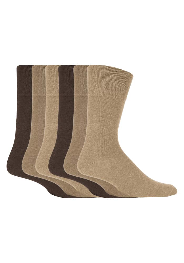 Gentle Grip - 6 Paar Herren Gentle Grip nicht elastische Socken - MGG103