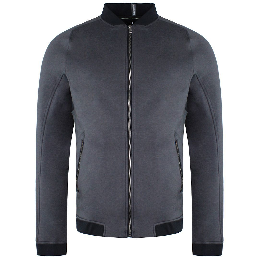 Herren Dunkelgraue Leichte Bomberjacke