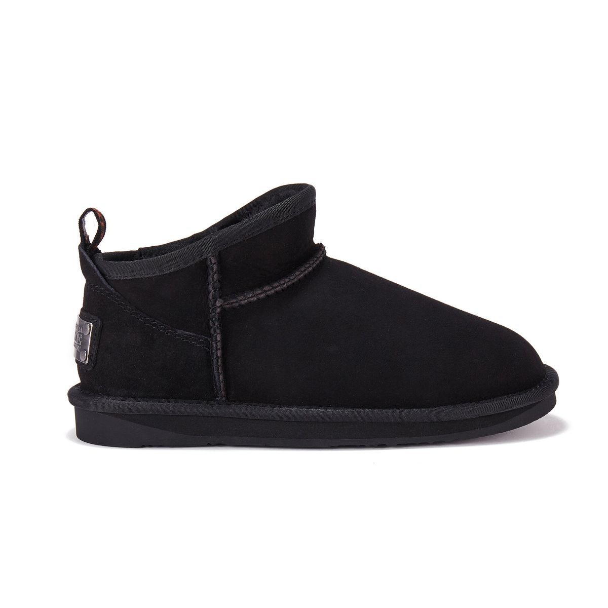 Ultrakurze Lammfell-Stiefel