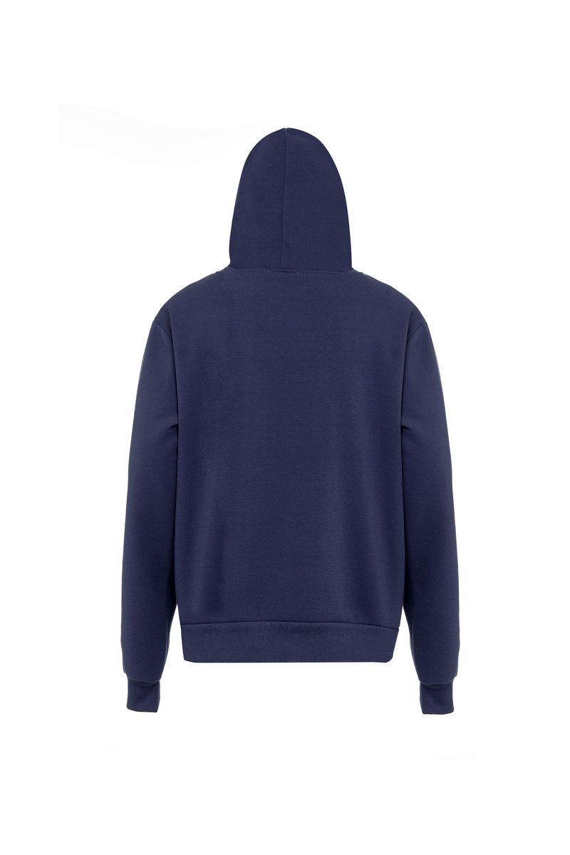 Klassische Sweatjacke mit Kapuze