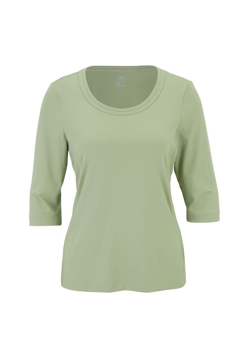 Bequemes 3/4-Arm Rundhals-Shirt