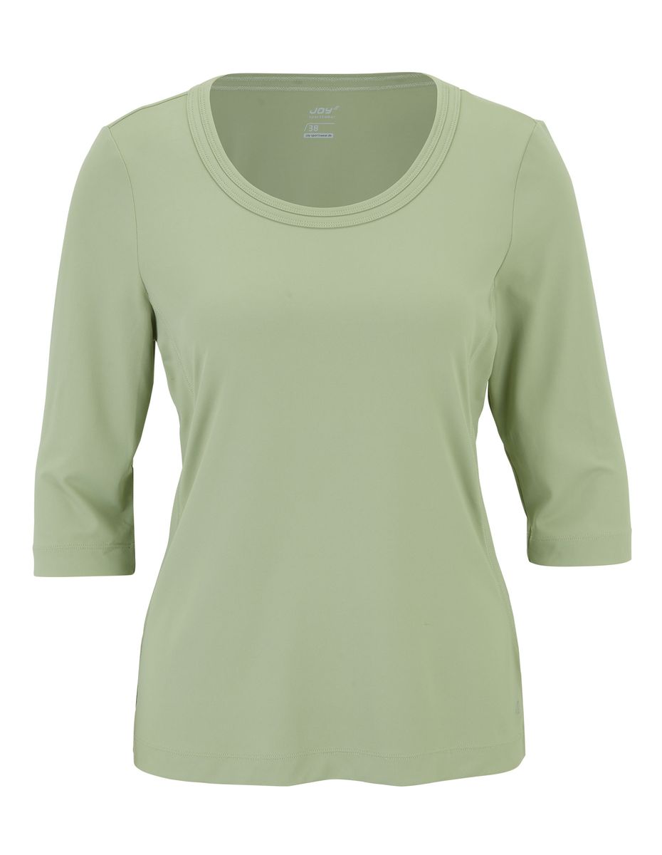 Bequemes 3/4-Arm Rundhals-Shirt