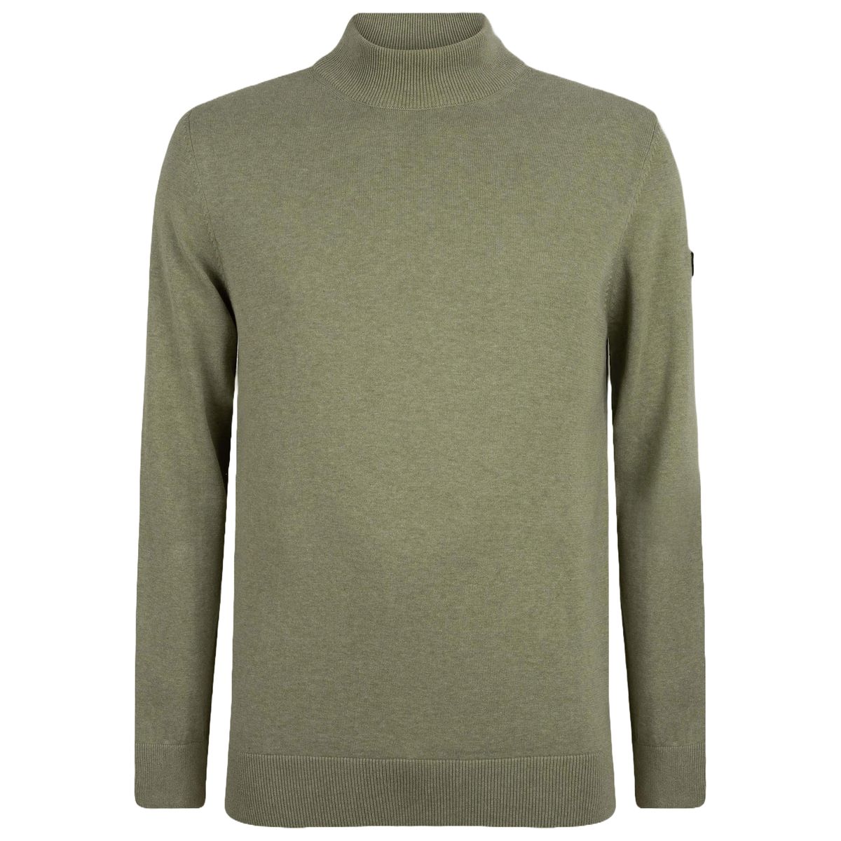 Herren Baumwollpullover mit Stehkragen