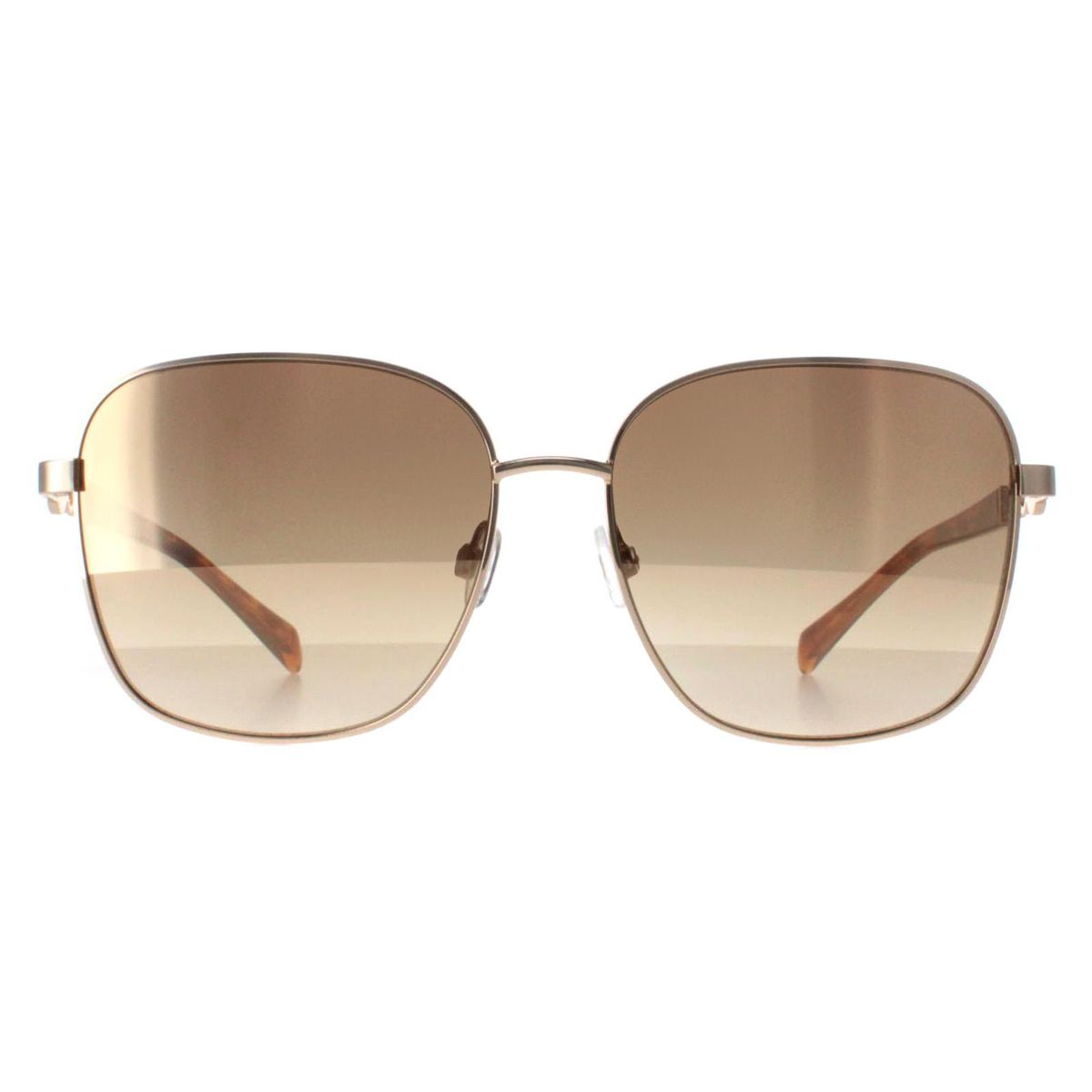 Übergroße, quadratische Sonnenbrille mit Farbverlaufsglas