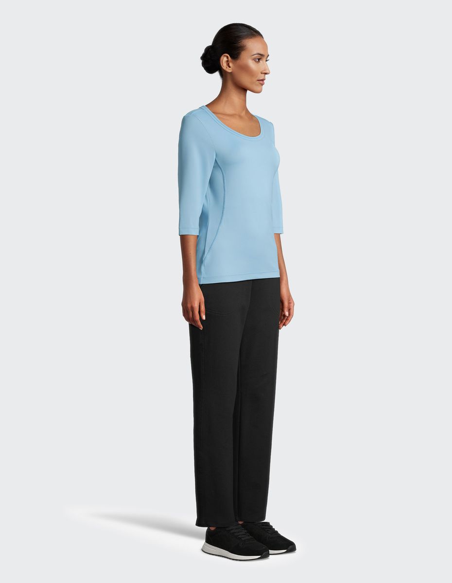 Damen 3/4-Arm Rundhals Shirt