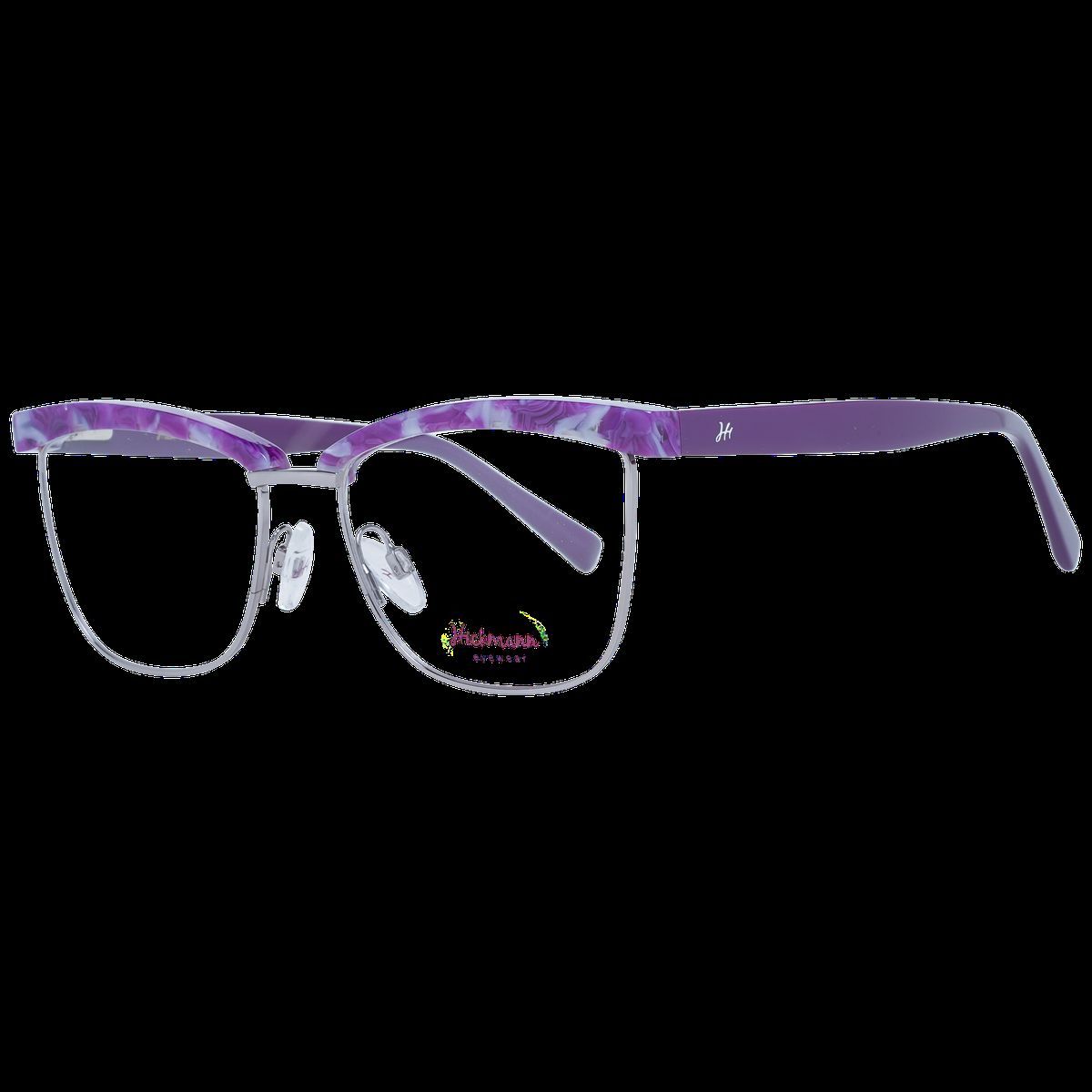 Lila Rechteckige Brille Vollrand Fassung