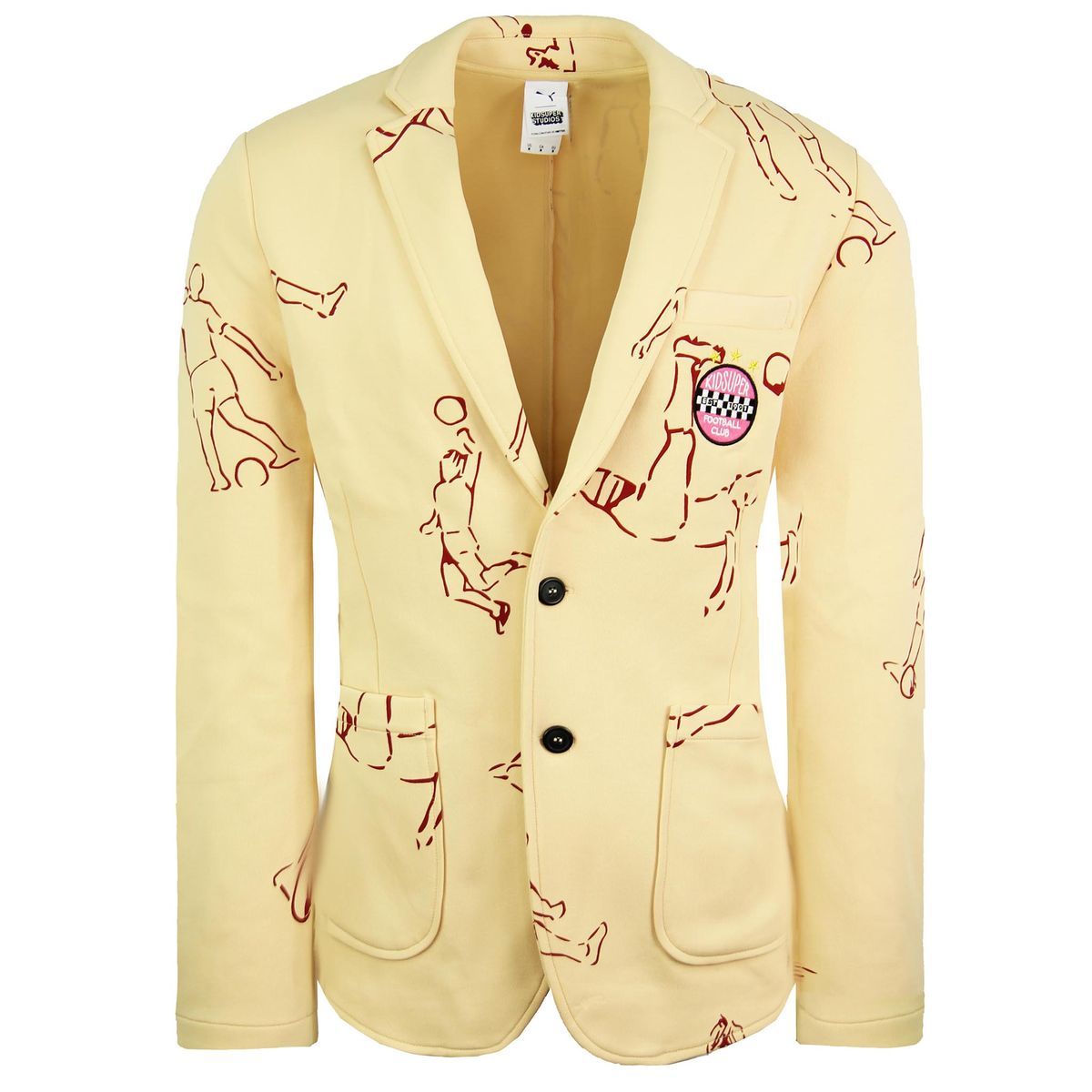 Herren Blazer Jacke mit Muster