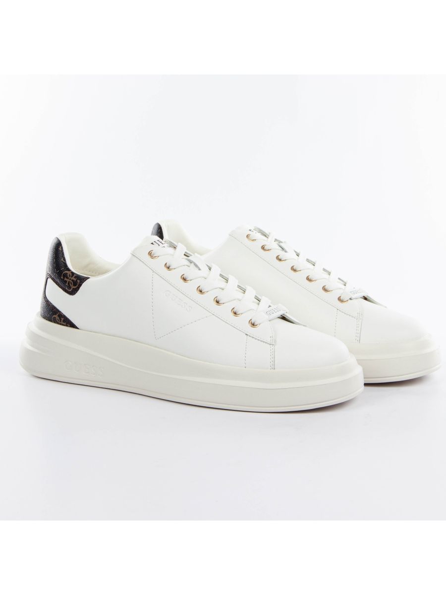 Weiße Low-Top-Fashion-Sneakers