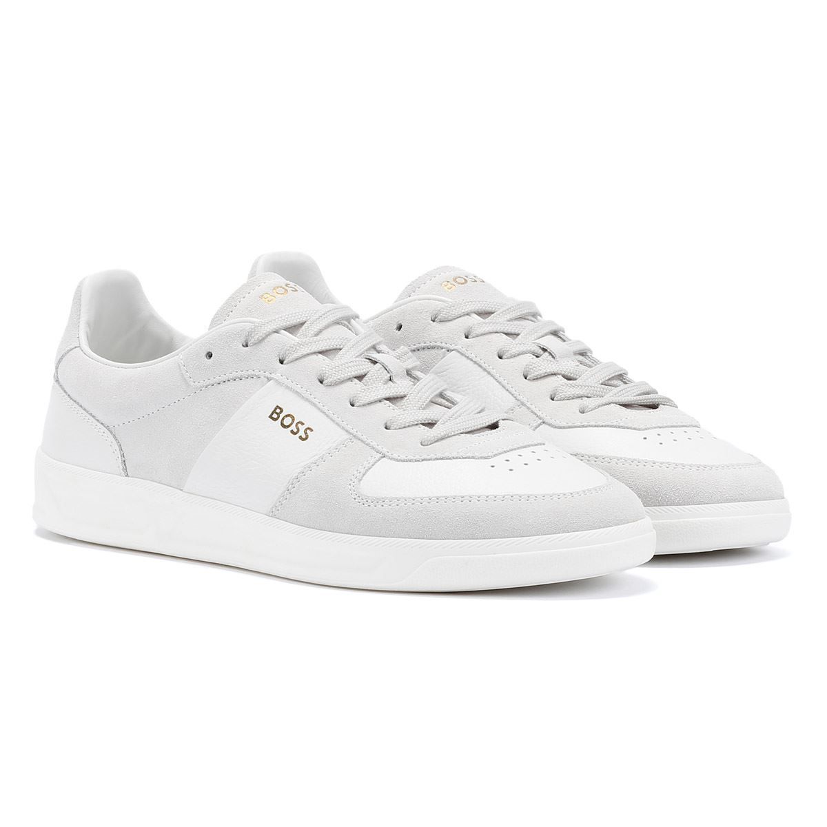 Leder Wildleder Low-Top-Sneakers