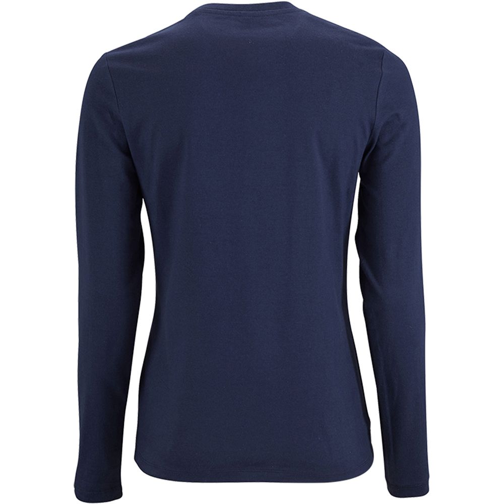 Langärmliges Baumwollshirt mit Rundhalsausschnitt