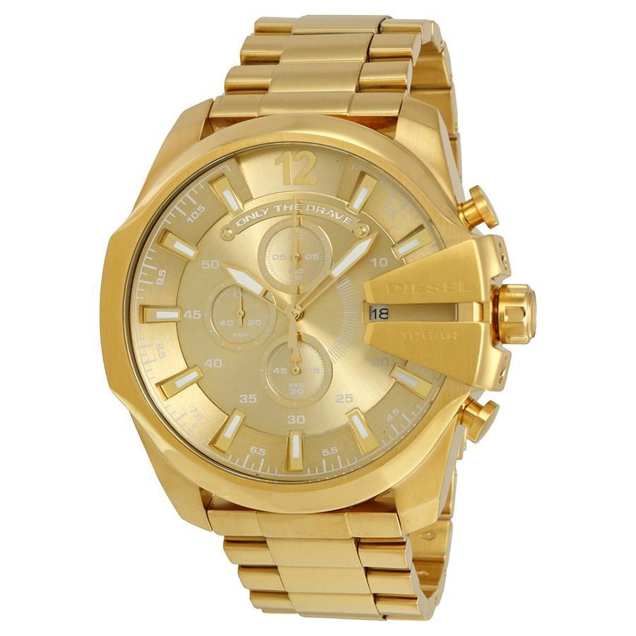 Herren Bold Gold Chronograph Uhr