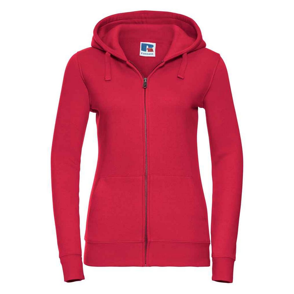 Damen Fleece-Kapuzenpullover mit Reißverschluss