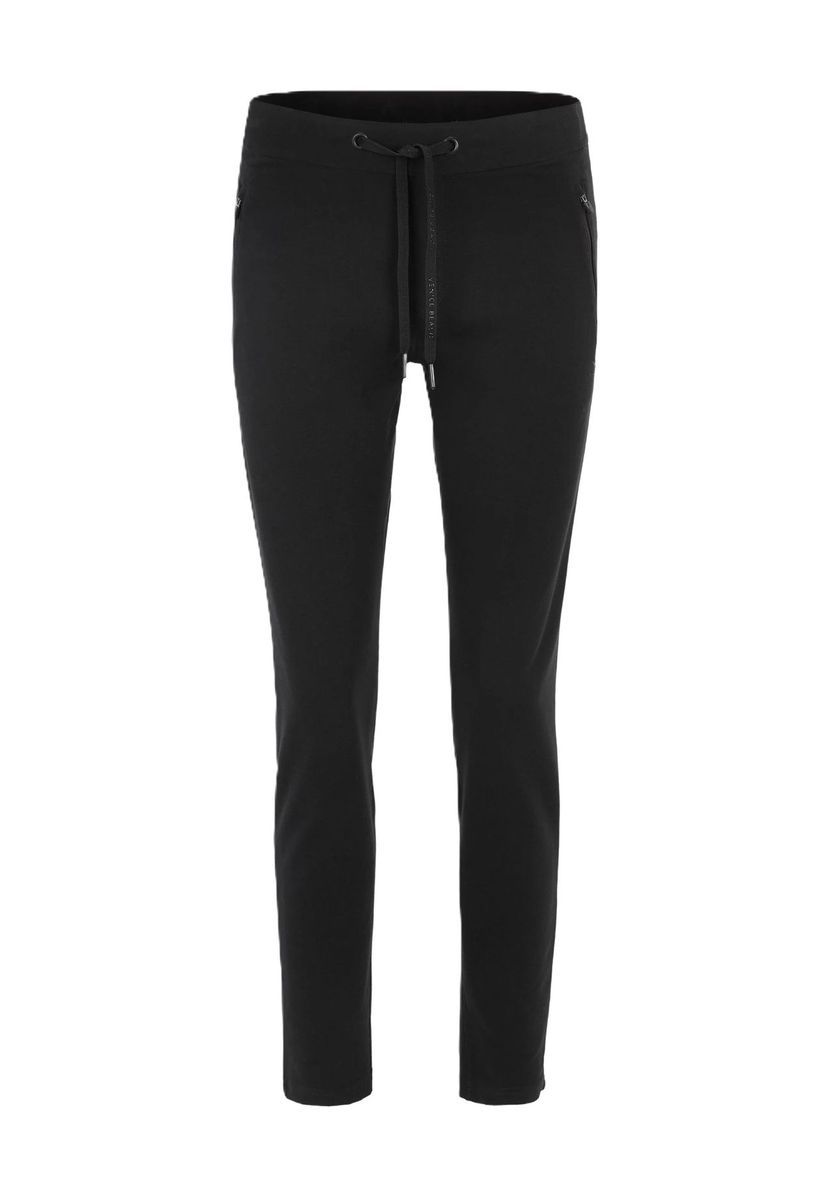 Schwarze Damen Jogginghose aus Stretch-Baumwolle