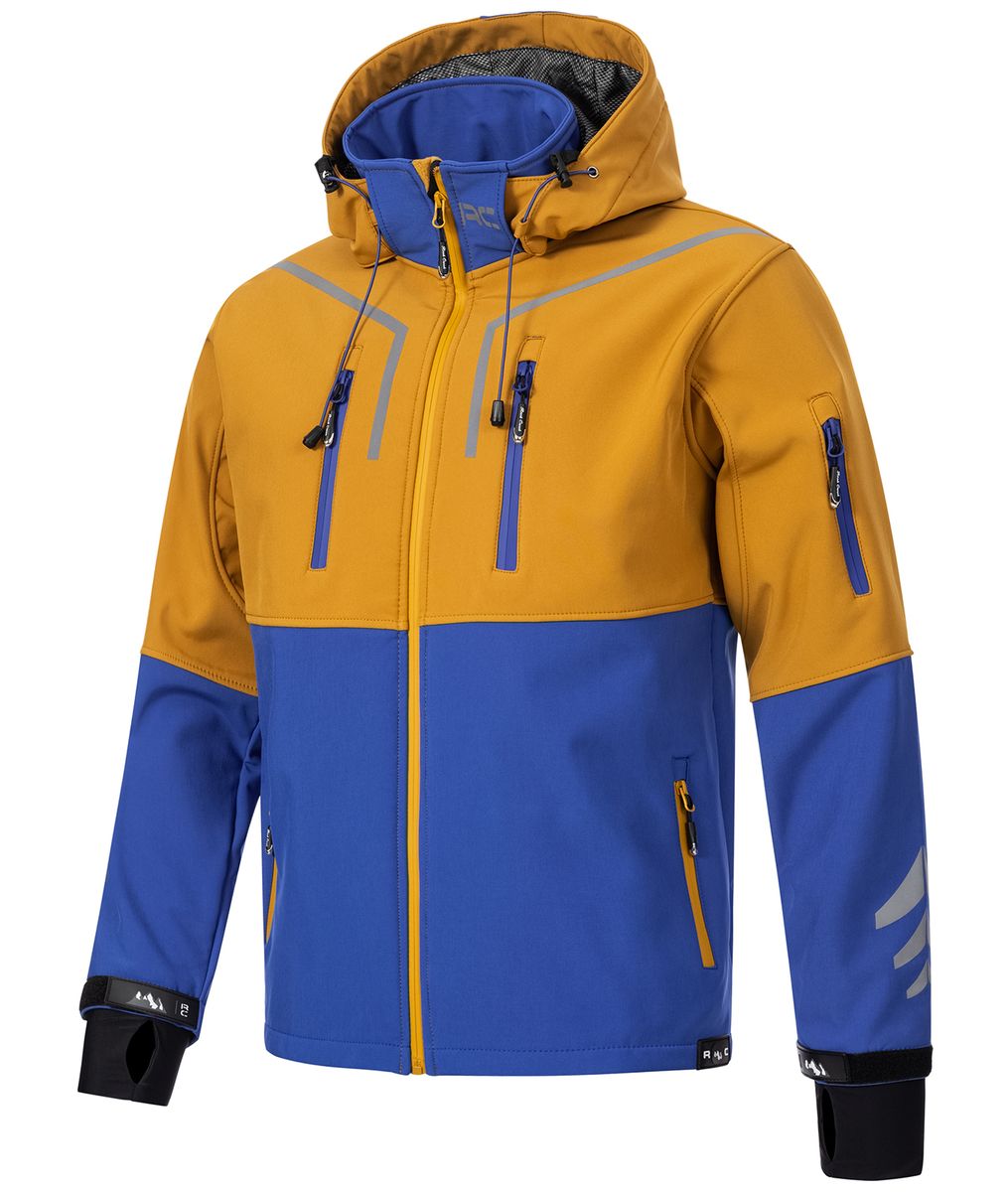 Sportliche Color-Block Softshelljacke