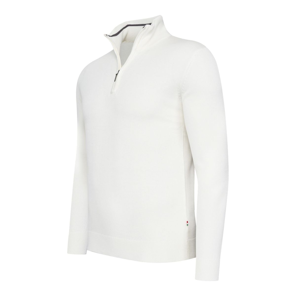 Herren Quarter-Zip Mock Neck Pullover