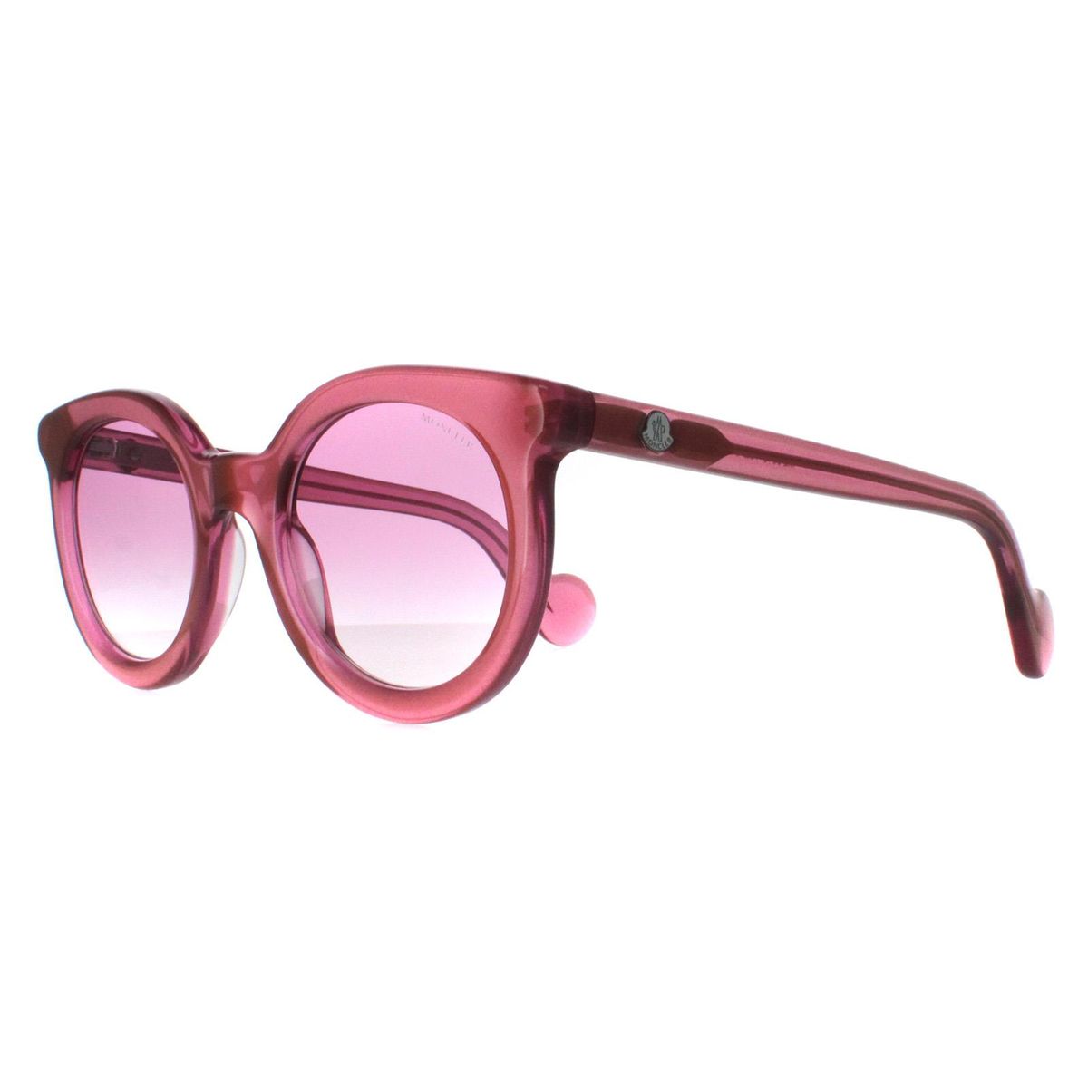 Elegante transparente runde Sonnenbrille