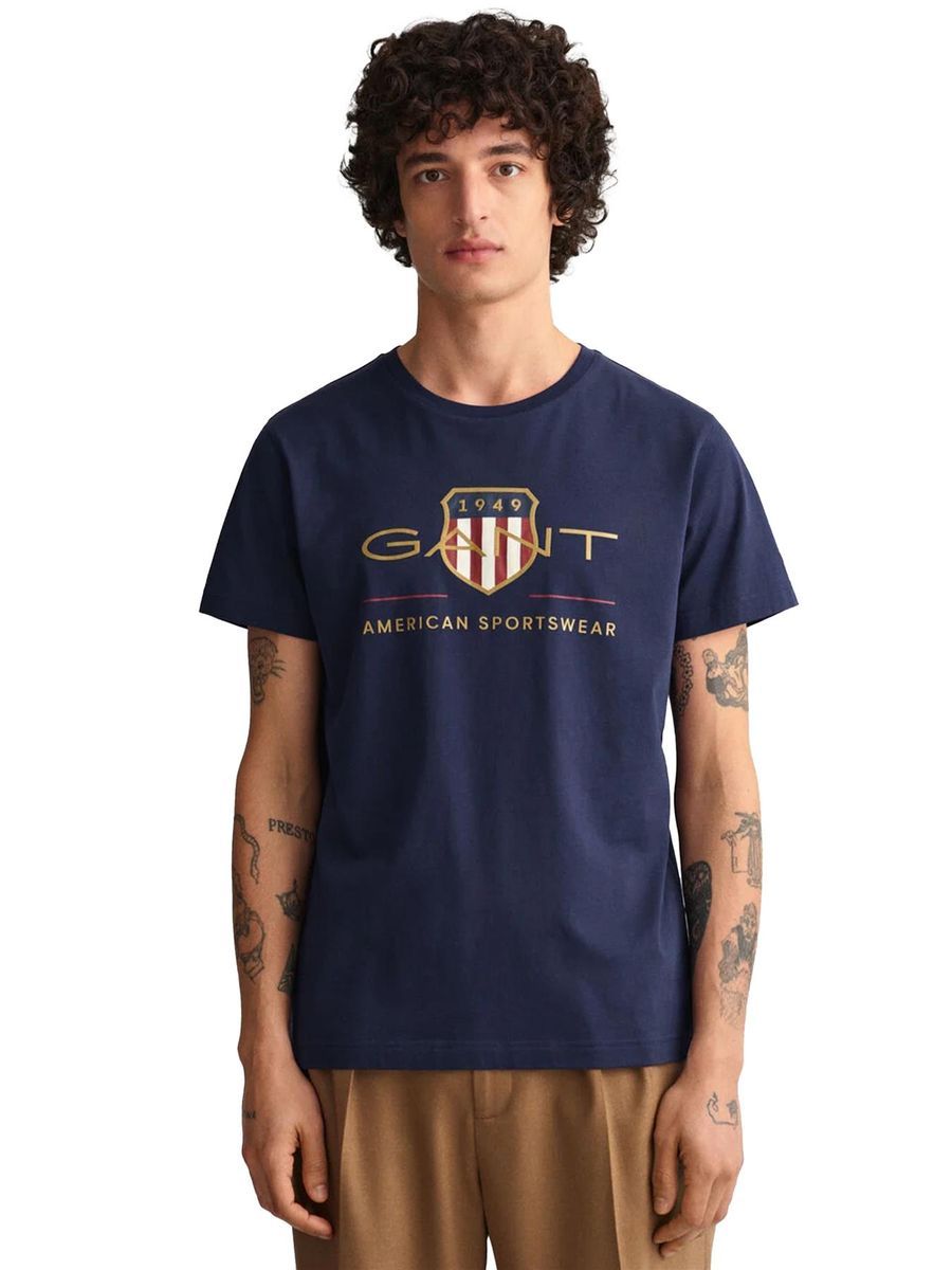 Herren T-Shirt mit Grafikprint und Rundhalsausschnitt