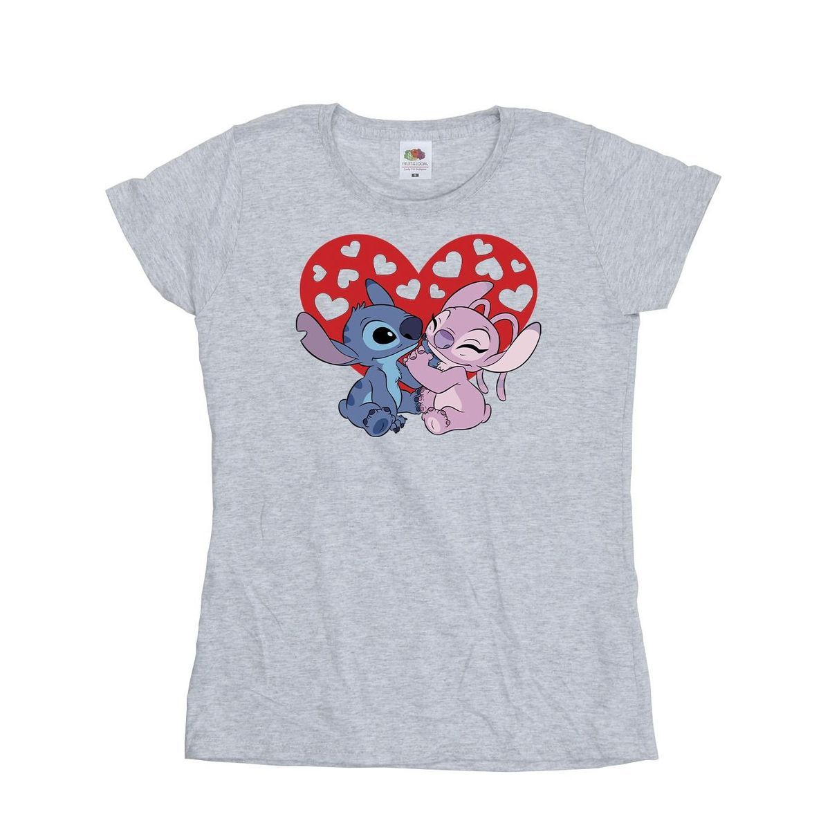 Lilo & Stitch Herzen Damen T-Shirt