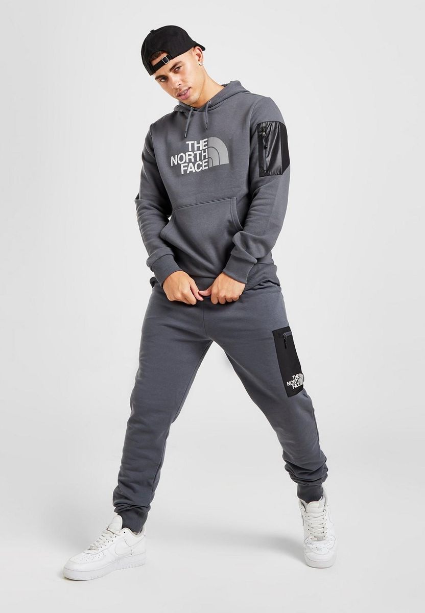 Herren Fleece-Pullover Trainingsanzug Set