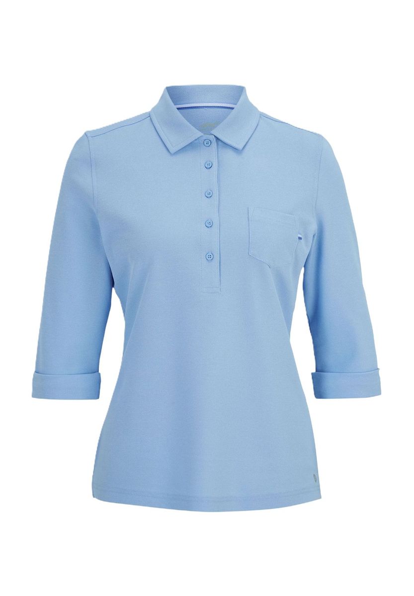 Klassisches Poloshirt mit Dreiviertelärmeln