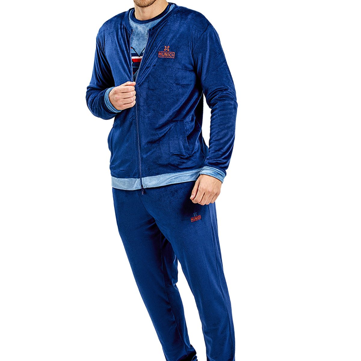 Loungewear-Set aus Samt