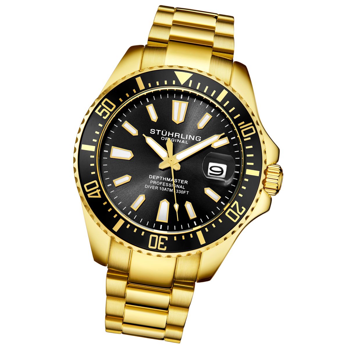 Professionelle Taucheruhr mit Gliederarmband