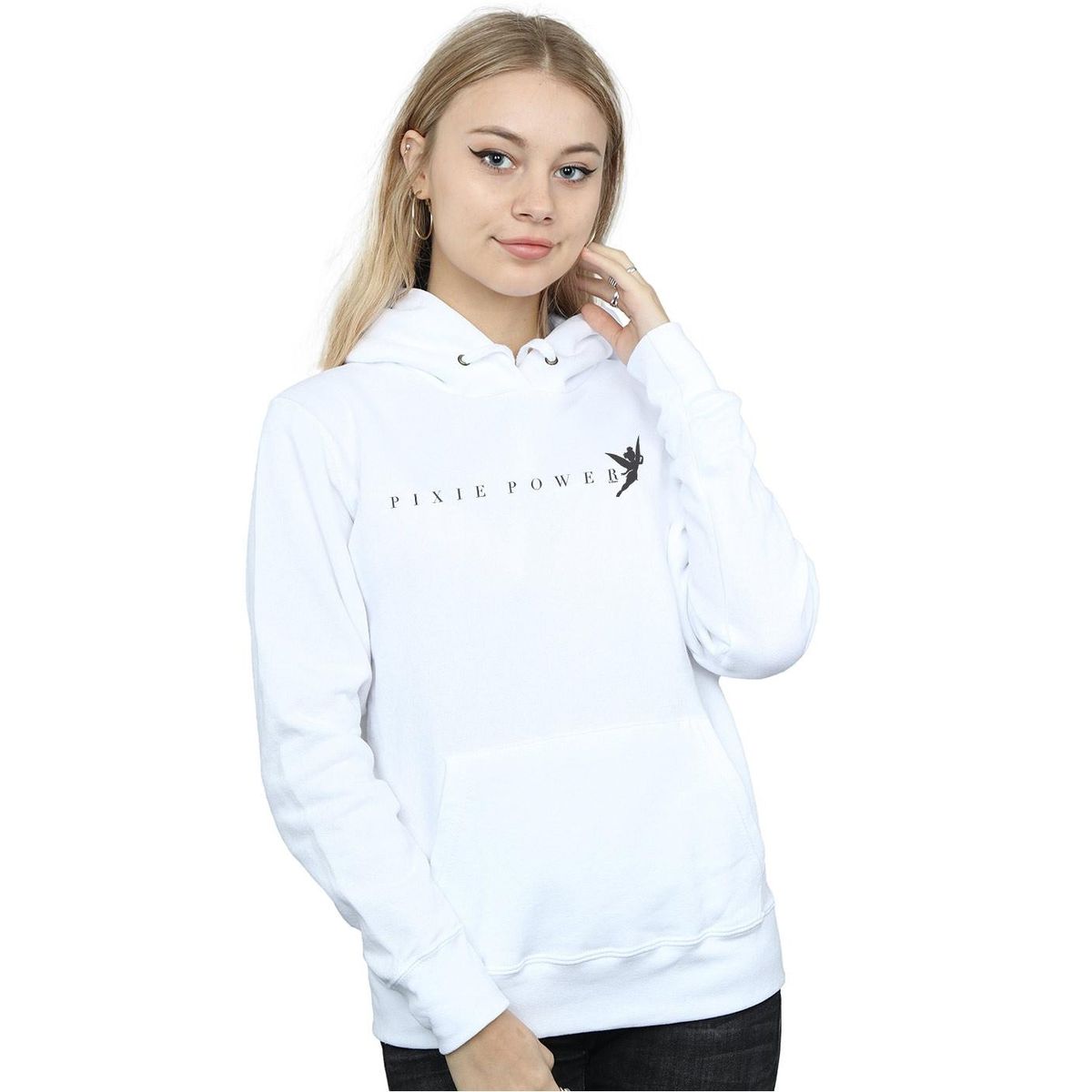 Minimalistischer Pixie Power Grafik-Hoodie