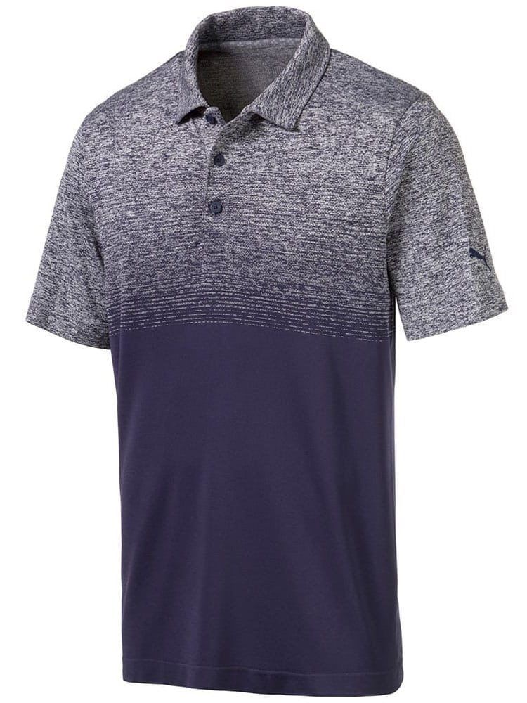 Herren Golf Polo mit Farbverlauf
