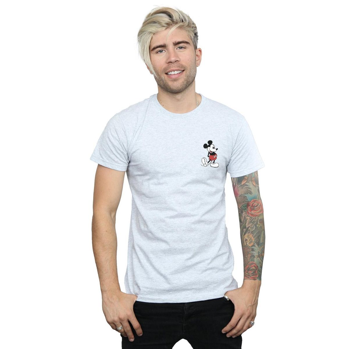 Retro Micky Maus Grafik-T-Shirt