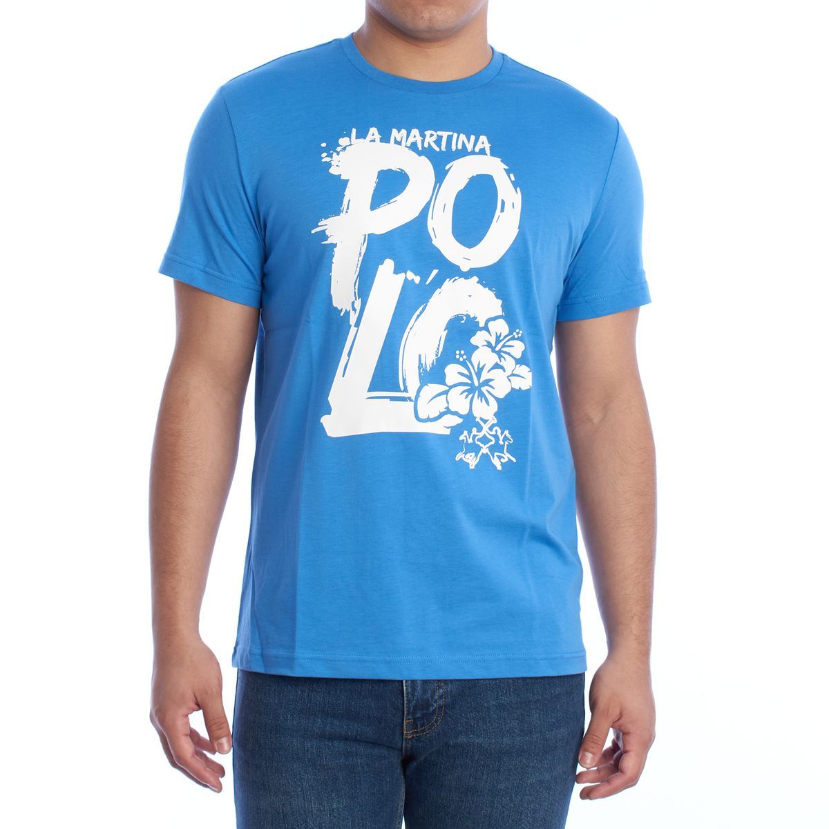 Herren Polo Grafikdruck T-Shirt