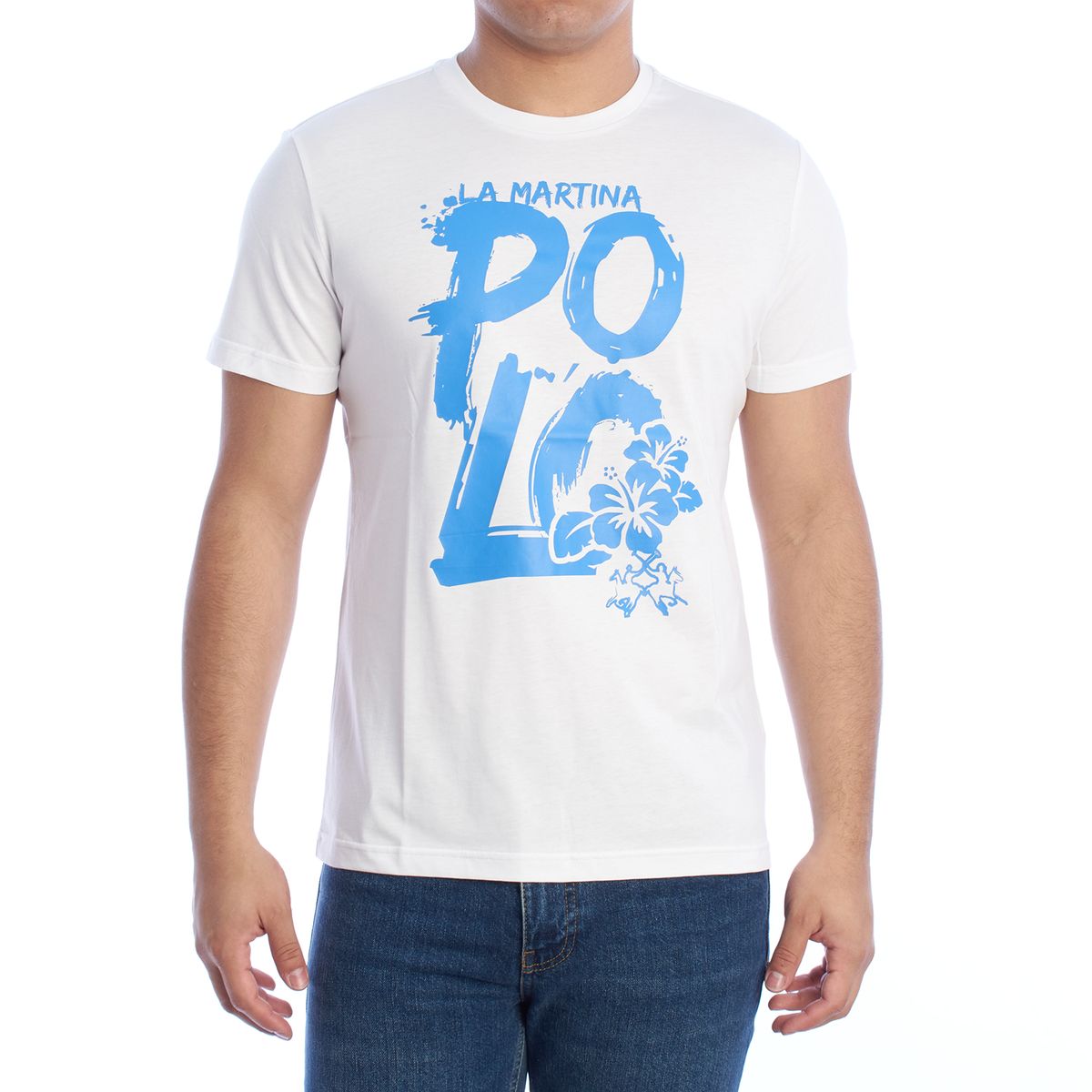 Herren Polo Grafikdruck T-Shirt