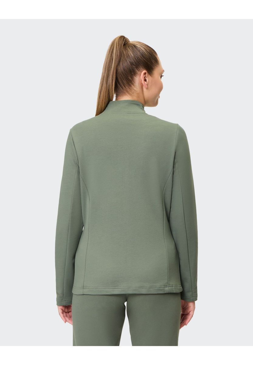 Sportliche Sweatshirtjacke mit Reißverschluss