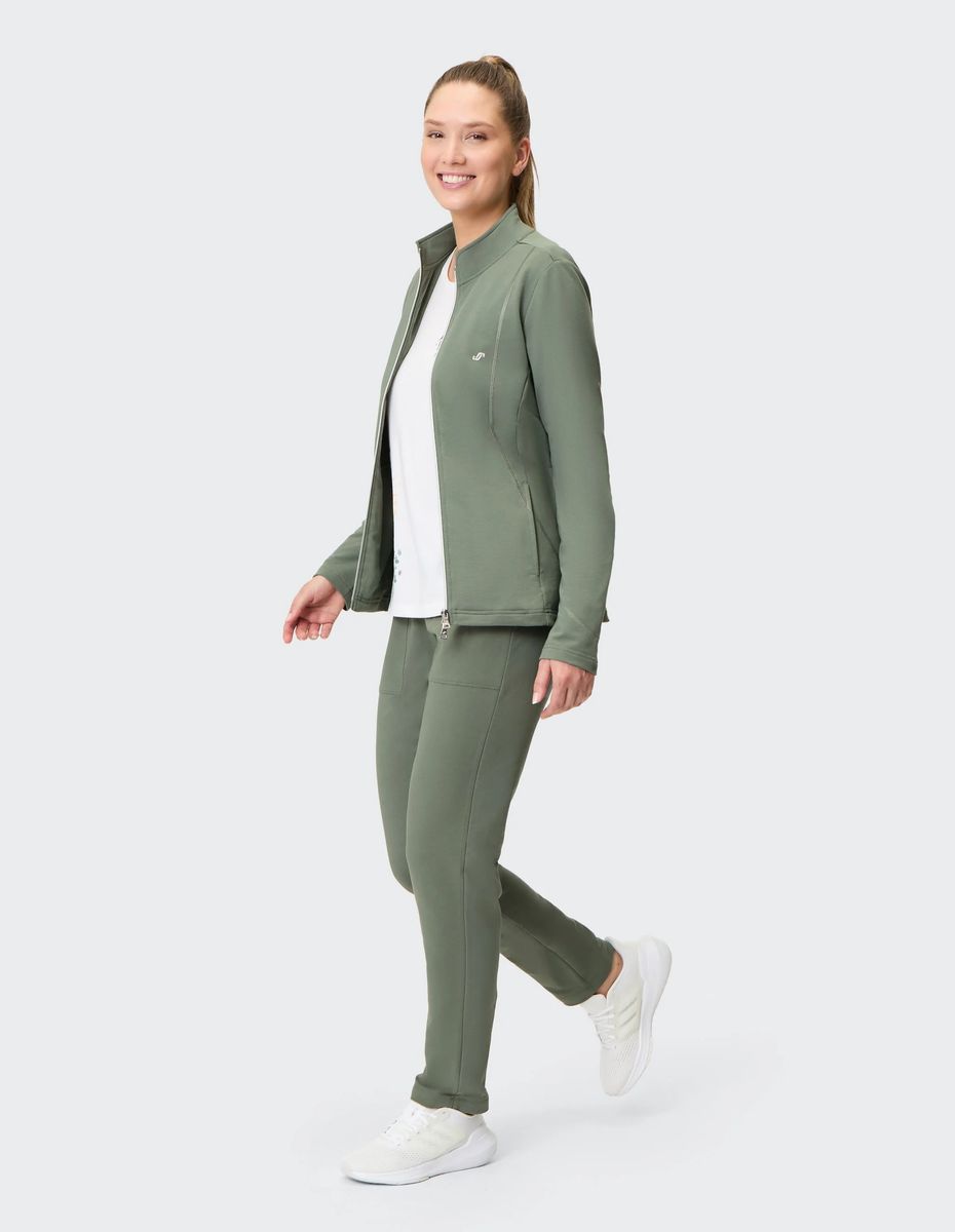 Sportliche Sweatshirtjacke mit Reißverschluss