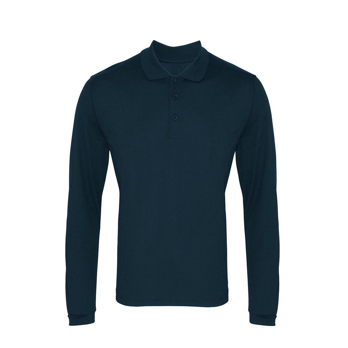 Herren Langarm Poloshirt