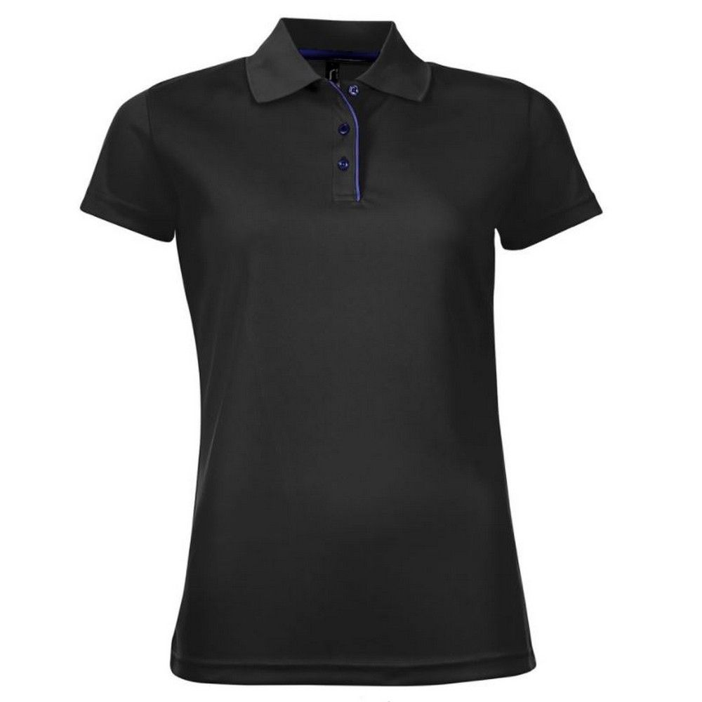 Damen Kurzarm Piqué Poloshirt