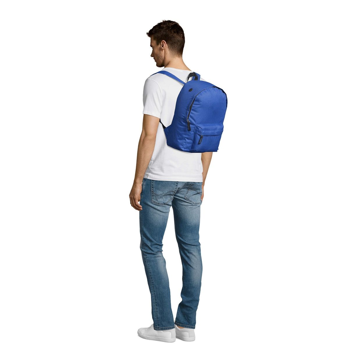 Klassischer gepolsterter Alltagsrucksack
