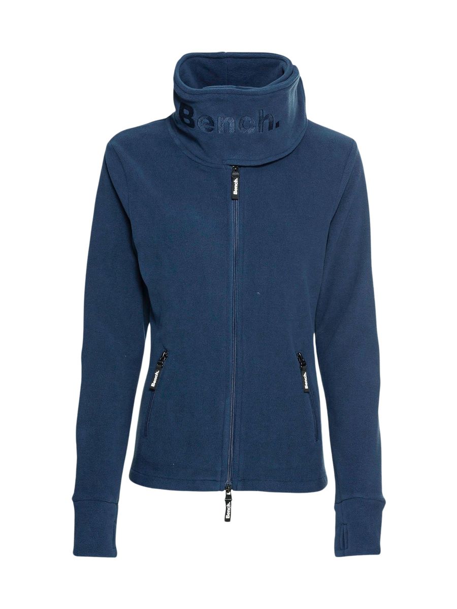 Fleecejacke für Damen mit Trichterkragen