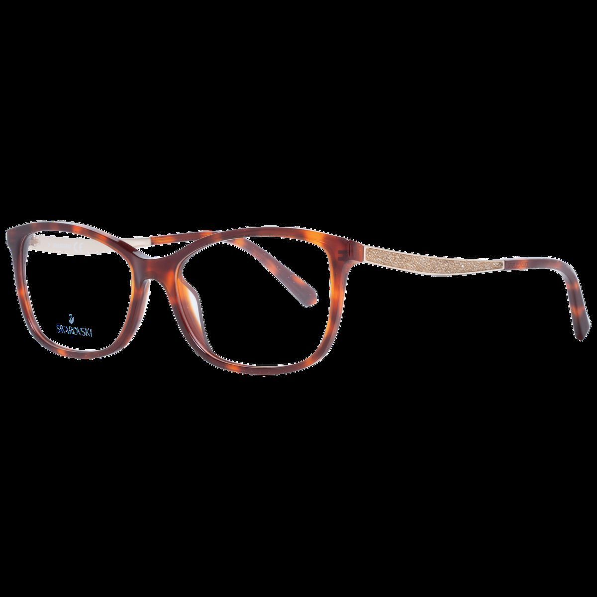 Rechteckige optische Brille mit Schildpattmuster