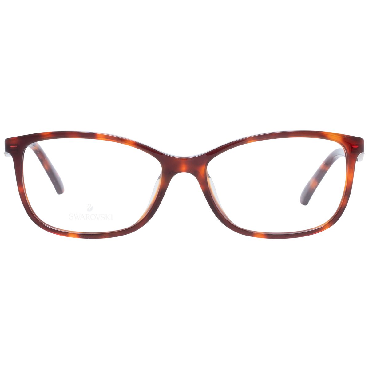 Rechteckige Brille mit Glitzer-Bügeln