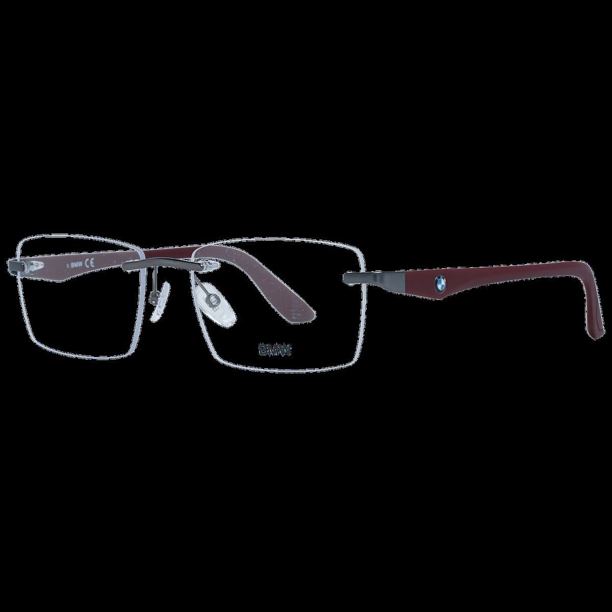 Rechteckige randlose Metallbrille