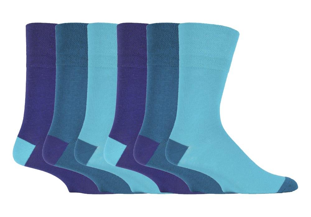 Gentle Grip - 6 Paar Herren Gentle Grip Nicht elastische Socken - MGG90